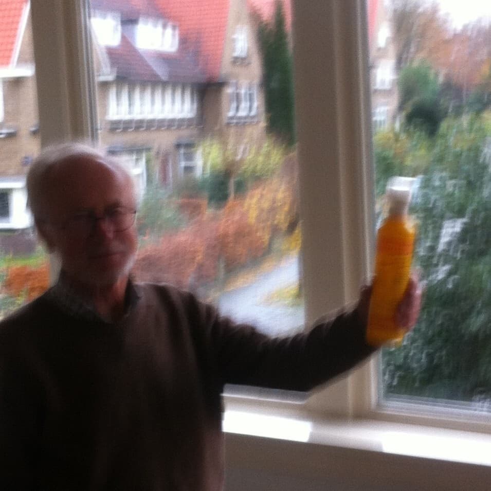 Klant met Glaspunt glas cleaner