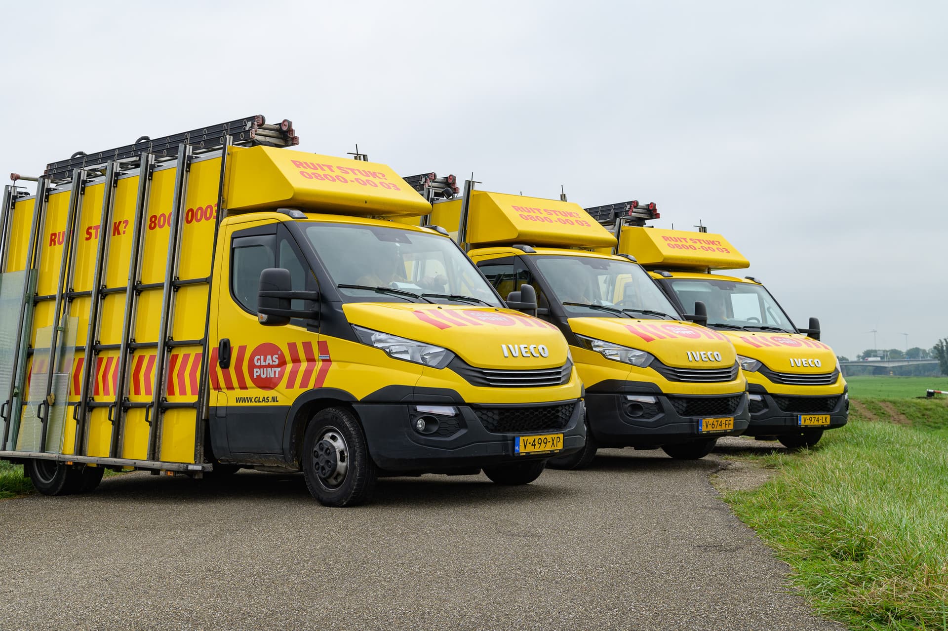 Glaszetter bussen