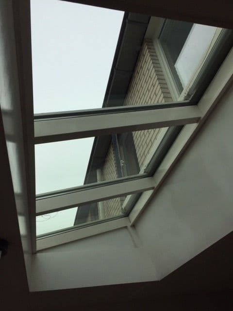 Zonwerend glas in een lichtstraat