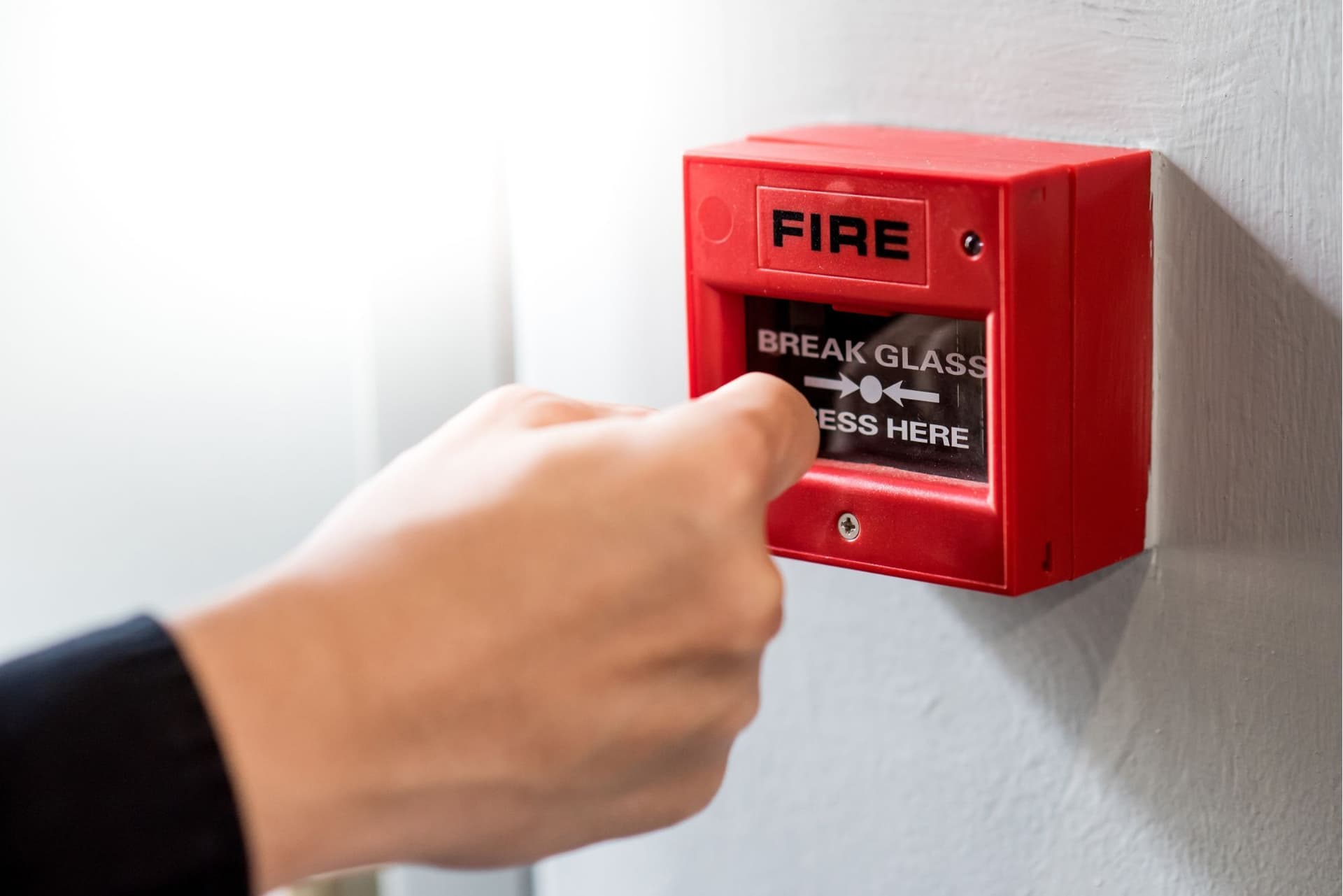 Brand alarm inslaan