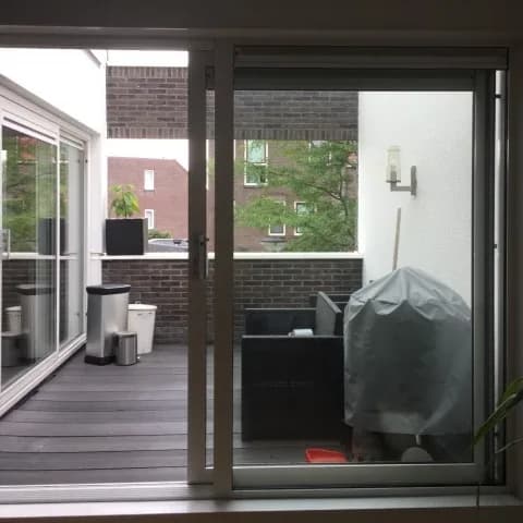 HR++ glas geplaatst in een schuifpui