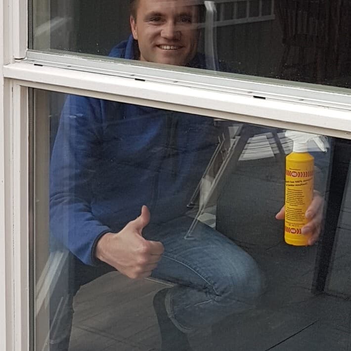 Lekslag in dubbel glas hersteld door de ruit te vervangen in Heerhugowaard.