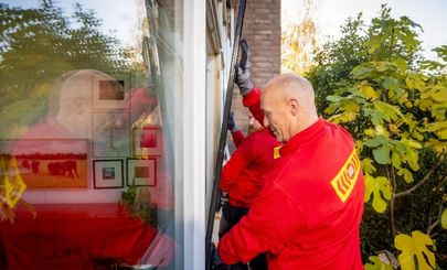 Dubbel glas vervange