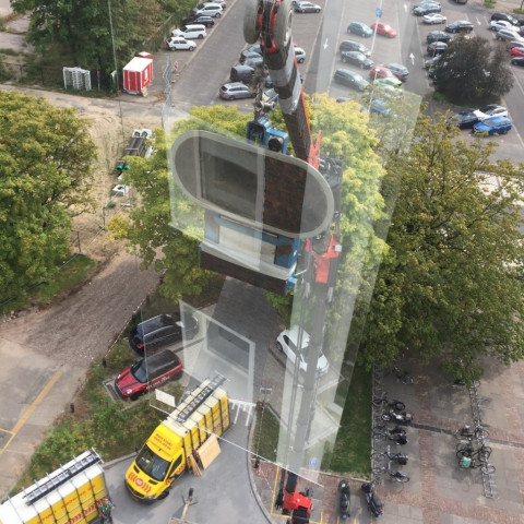 Drie ruiten op grote hoogte vervangen gallerij afbeelding 1